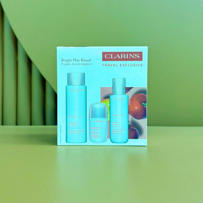 Clarins娇韵诗美白三件套 | 光芒小瓷瓶精华+牛奶水+焕亮乳 孕期可用